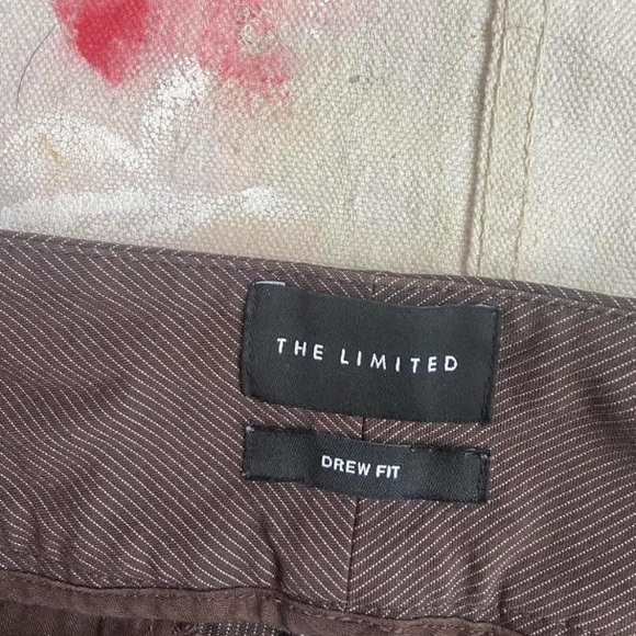 [SOLD] The Limited Brown Pinstripe Pants - Picture 4 of 4